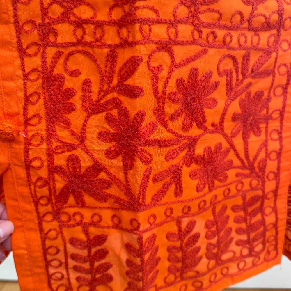 Embroidered cotton tunic - size XS/S - Picture 7 of 9